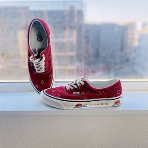 Red OG California Paisley Vans